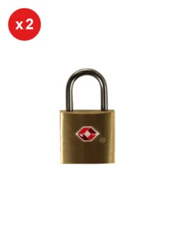 Set De 2 Cadenas à Clé TSA Go Travel Sécurité