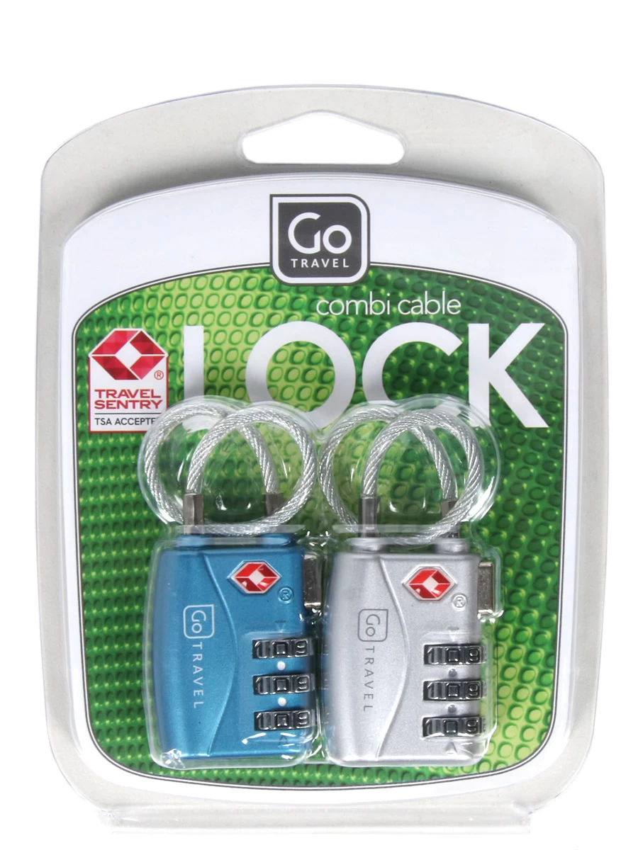 Set De 2 Cadenas à Code TSA Go Travel Sécurité 4 Set De 2 Cadenas à Code TSA Go Travel Sécurité – Image 2