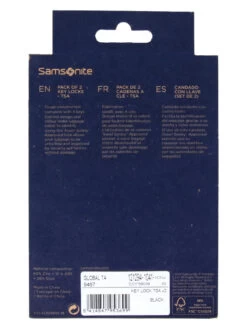 Set De 2 Cadenas à Clé TSA Grande Anse Samsonite -Bags Soldes cadenas samsonite 530496z