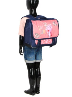 Cartable Lili Lou Plumes 38 Cm 25 Cartable Lili Lou Plumes 38 Cm -Bags Soldes cartables scolaires dessins animes 782330z