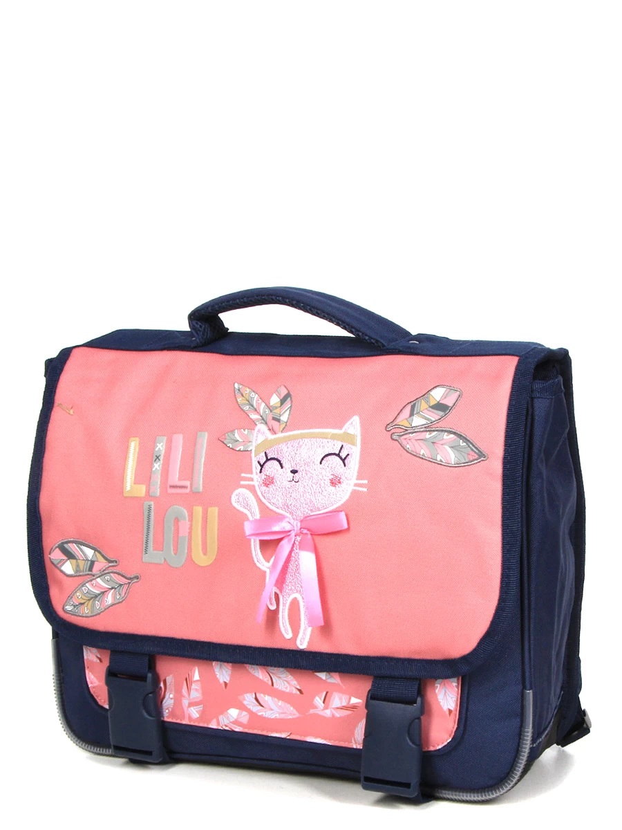 Cartable Lili Lou Plumes 38 Cm 3 Cartable Lili Lou Plumes 38 Cm