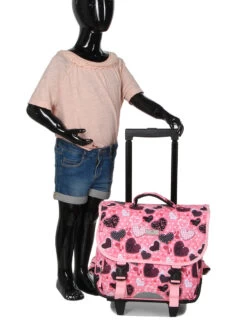 Cartable à Roulettes Snowball Romantique Coeur 38 Cm -Bags Soldes cartables scolaires snowball 784908z