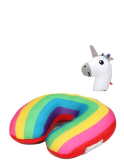 Coussin De Voyage Kikkerland Zip & Flip Licorne