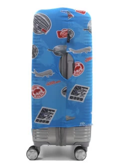 Housse De Valise Airtex Fantaisie Stickers - M -Bags Soldes housse valise airtex 490955z