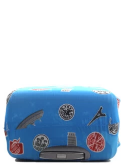 Housse De Valise Airtex Fantaisie Stickers - M -Bags Soldes housse valise airtex 490956z