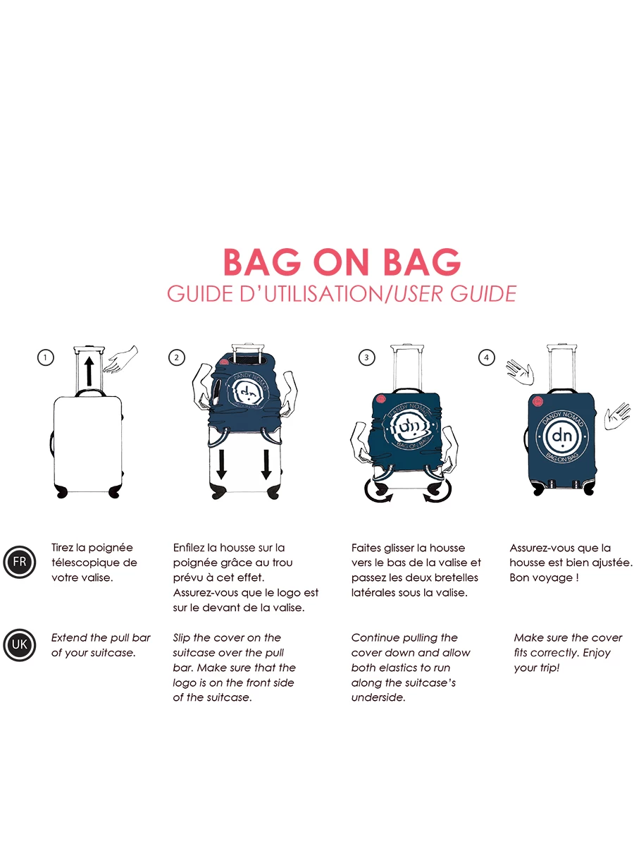 Housse De Valise Dandy Nomad Kilimanjaro - S 14 Housse De Valise Dandy Nomad Kilimanjaro - S – Image 12