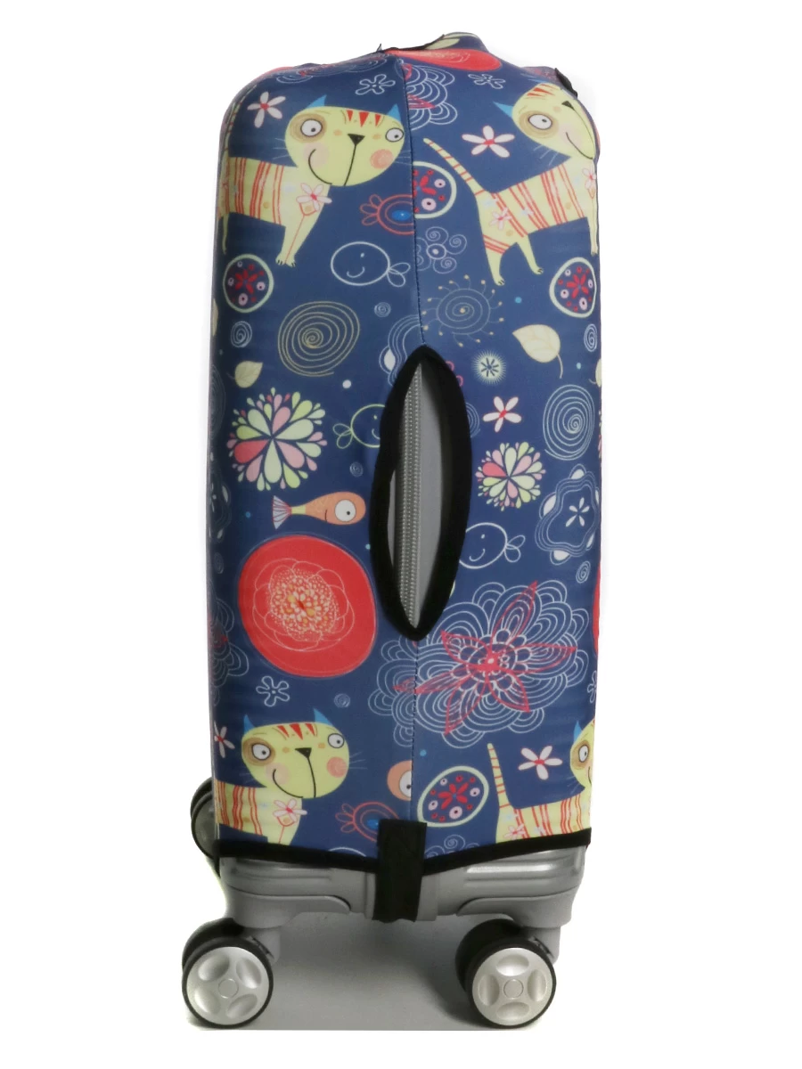 Housse De Valise Periea Purple Cats S 7 Housse De Valise Periea Purple Cats S – Image 5