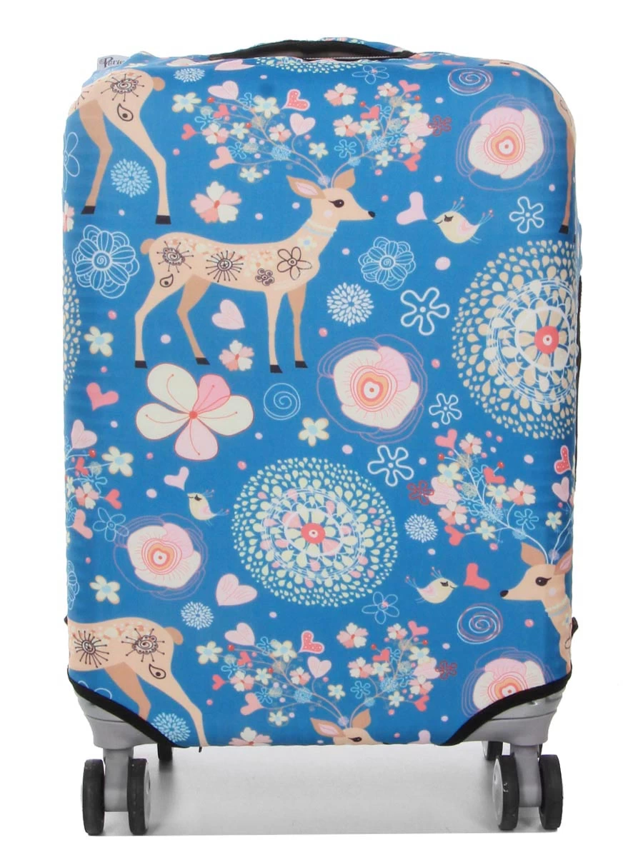 Housse De Valise Periea Blue Animals S 5 Housse De Valise Periea Blue Animals S – Image 3