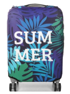 Housse De Valise Periea Green And Blue Palm Leaves S -Bags Soldes housse valise periea 851843z