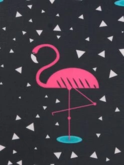 Housse De Valise Periea Black With Pink Flamingos M -Bags Soldes housse valise periea 851865z