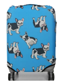 Housse De Valise Periea Blue With Dogs S -Bags Soldes housse valise periea 851939z