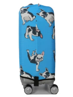 Housse De Valise Periea Blue With Dogs S -Bags Soldes housse valise periea 851940z