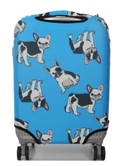 Housse De Valise Periea Blue With Dogs S -Bags Soldes housse valise periea 851941z