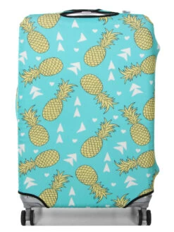 Housse De Valise Periea Green With Yellow Pineapples L -Bags Soldes housse valise periea 851953z