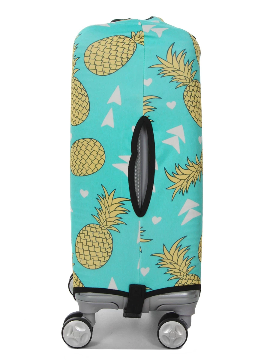 Housse De Valise Periea Green With Yellow Pineapples S 7 Housse De Valise Periea Green With Yellow Pineapples S – Image 5