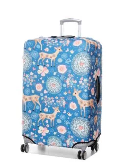 Housse De Valise Periea Blue Animals L