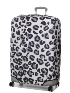 Housse De Valise Periea Silver Leopard XL