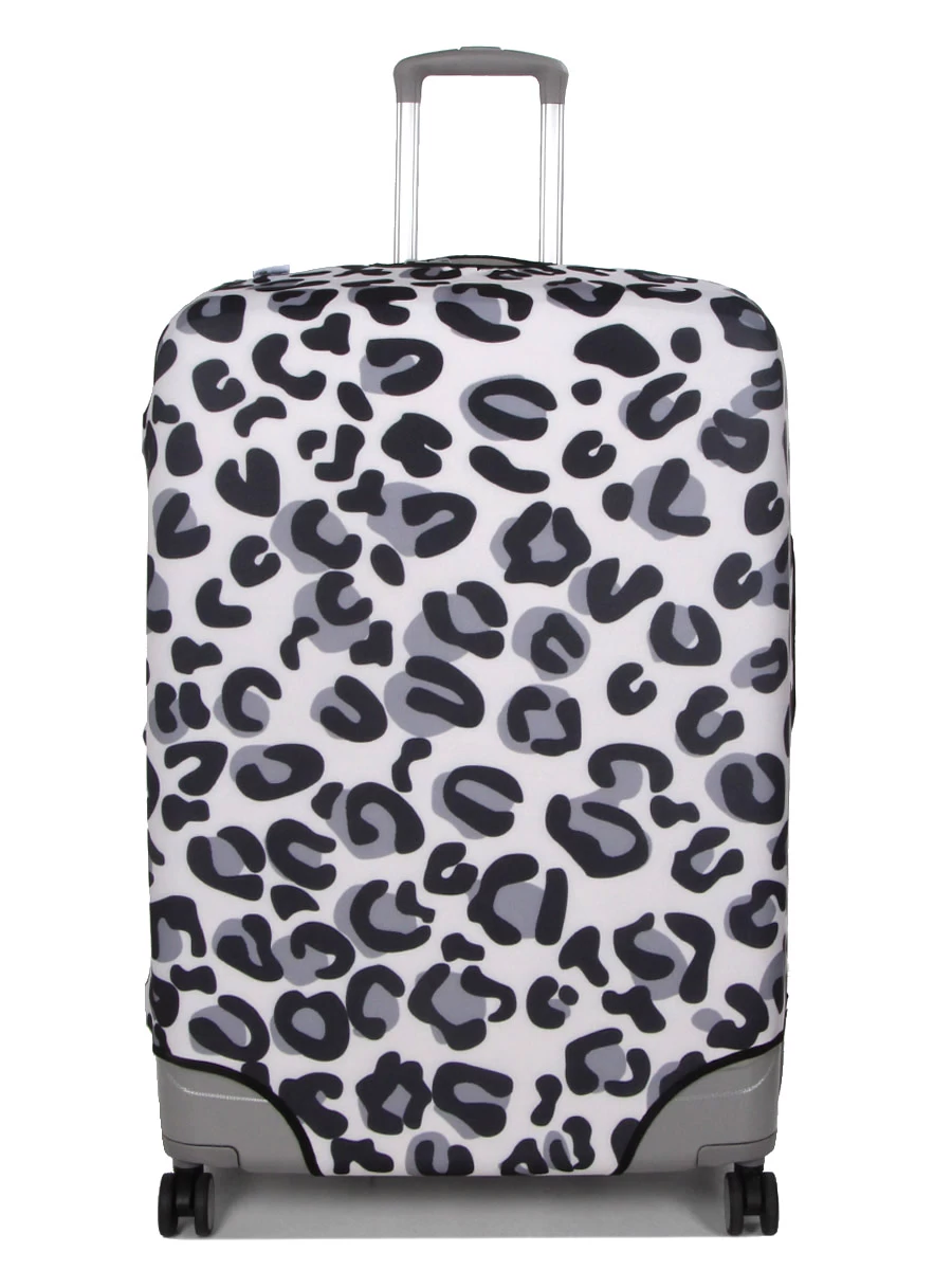 Housse De Valise Periea Silver Leopard L 4 Housse De Valise Periea Silver Leopard L – Image 2
