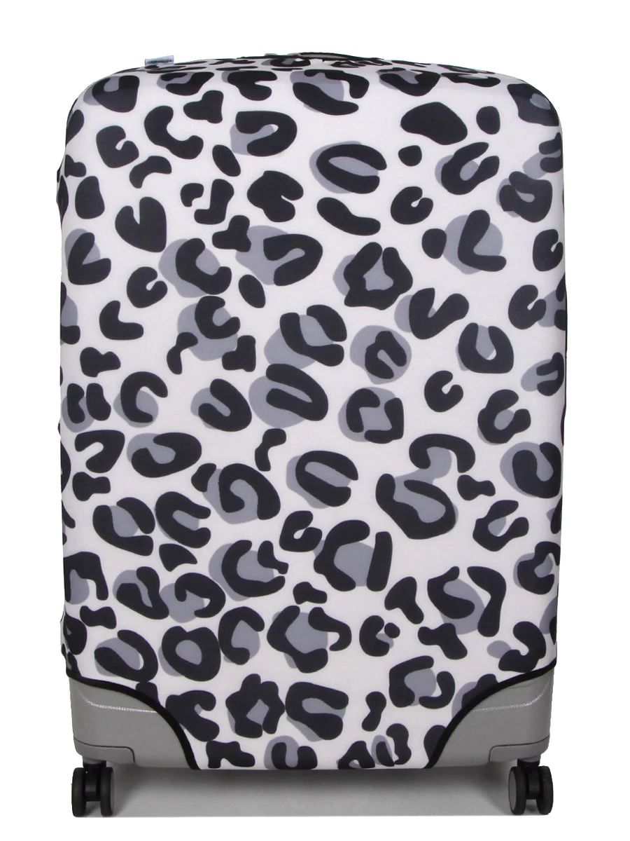 Housse De Valise Periea Silver Leopard L 5 Housse De Valise Periea Silver Leopard L – Image 3