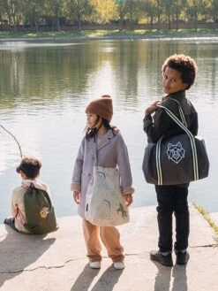 Sac Caramel & Cie. En Vadrouille Le Loup 40 Cm -Bags Soldes sac voyage caramel cie 681409z