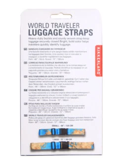 Set De 2 Sangles De Bagages Kikkerland World -Bags Soldes sangle kikkerland 807118z