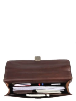 Serviette Gérard Hénon Arizona 38 Cm - 1 Soufflet -Bags Soldes serviette gerard henon 713812z