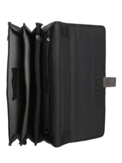 Serviette Gérard Hénon Outland 40 Cm - 3 Soufflets -Bags Soldes serviette gerard henon 713997z