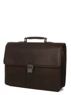 Serviette Gérard Hénon Outland 40 Cm - 3 Soufflets -Bags Soldes serviette gerard henon 714004z