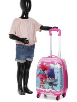 Valise Heys Les Trolls Poppy & Branche 46 Cm -Bags Soldes valise heys 698432z